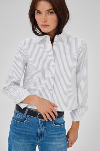 Chemisier 'Jean' My Essential Wardrobe en blanc