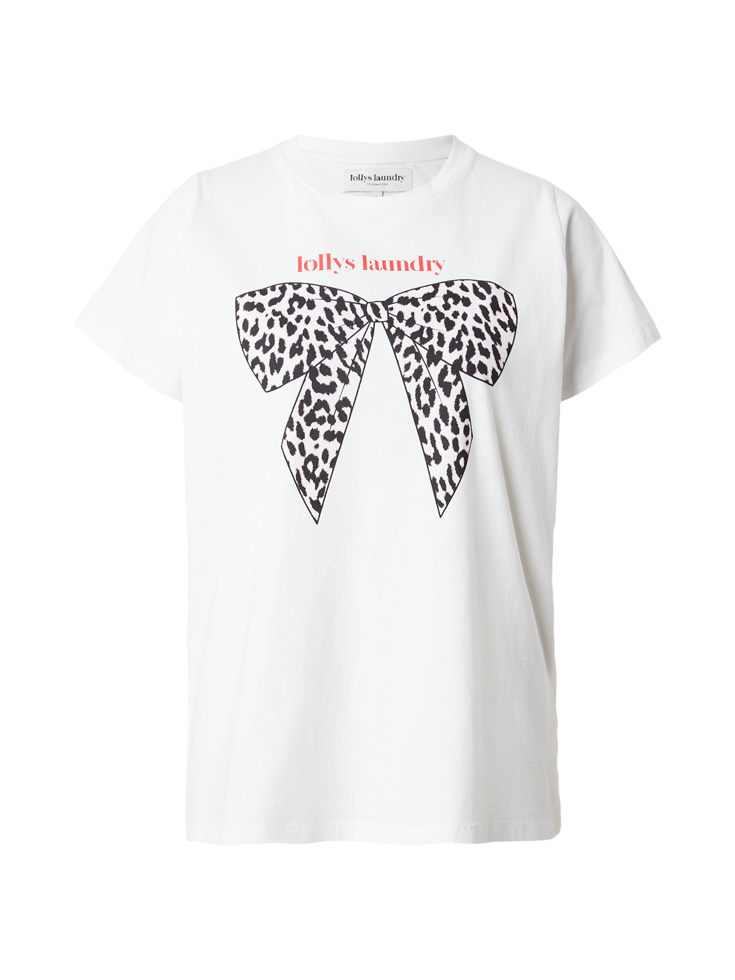 Tricou 'Roma' de la Lollys Laundry pe alb: față