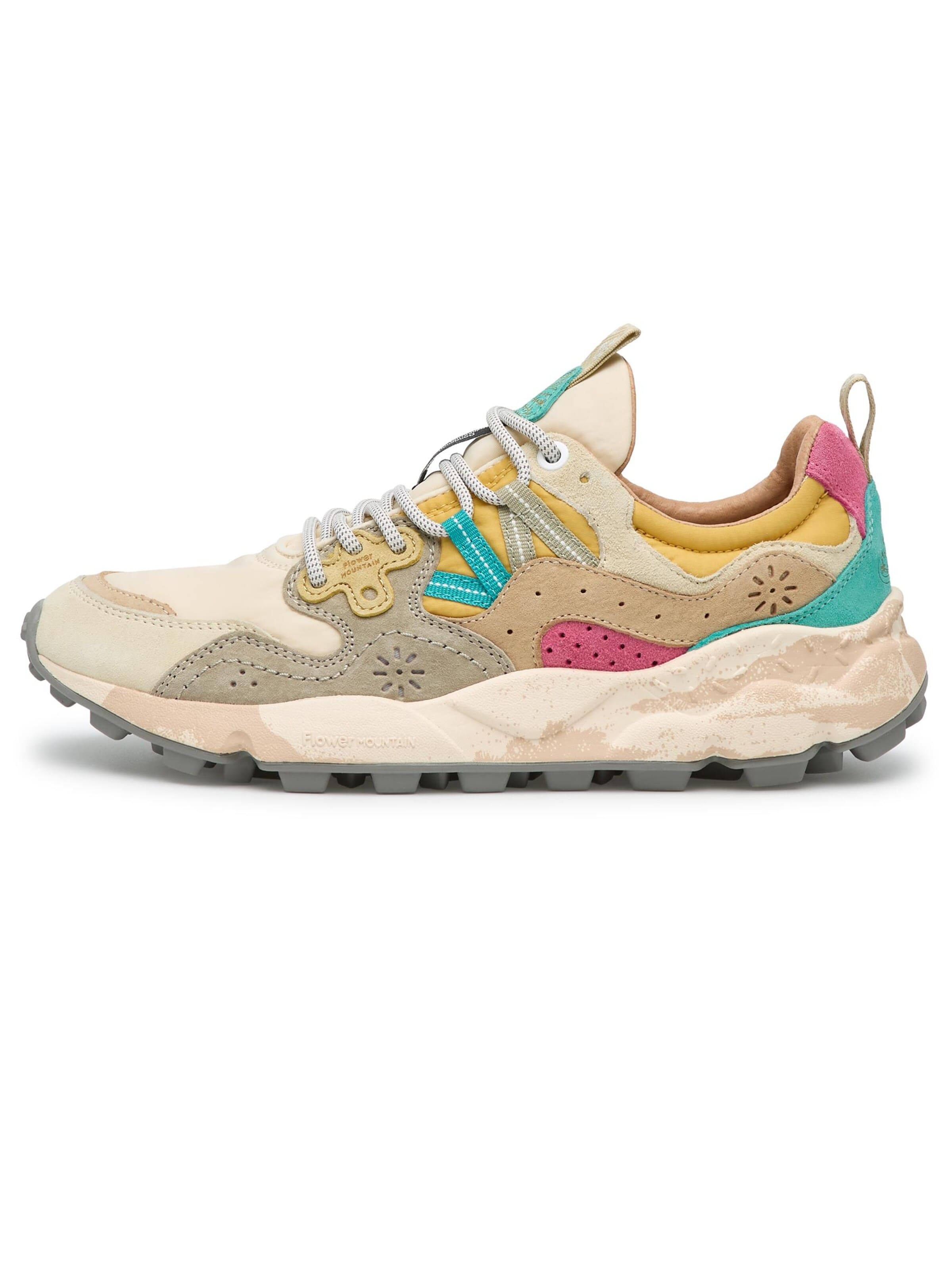 Flower Mountain Platform trainers 'YAMANO 3 UNI L.E.' in White: front