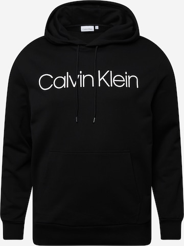 juoda Calvin Klein Big & Tall Megztinis be užsegimo: priekis