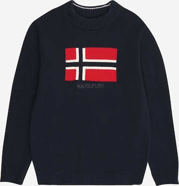 mėlyna NAPAPIJRI Megztinis 'D-MURA': priekis