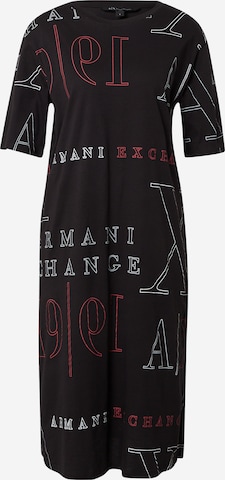 ARMANI EXCHANGE Kleid in Zwart: voorkant