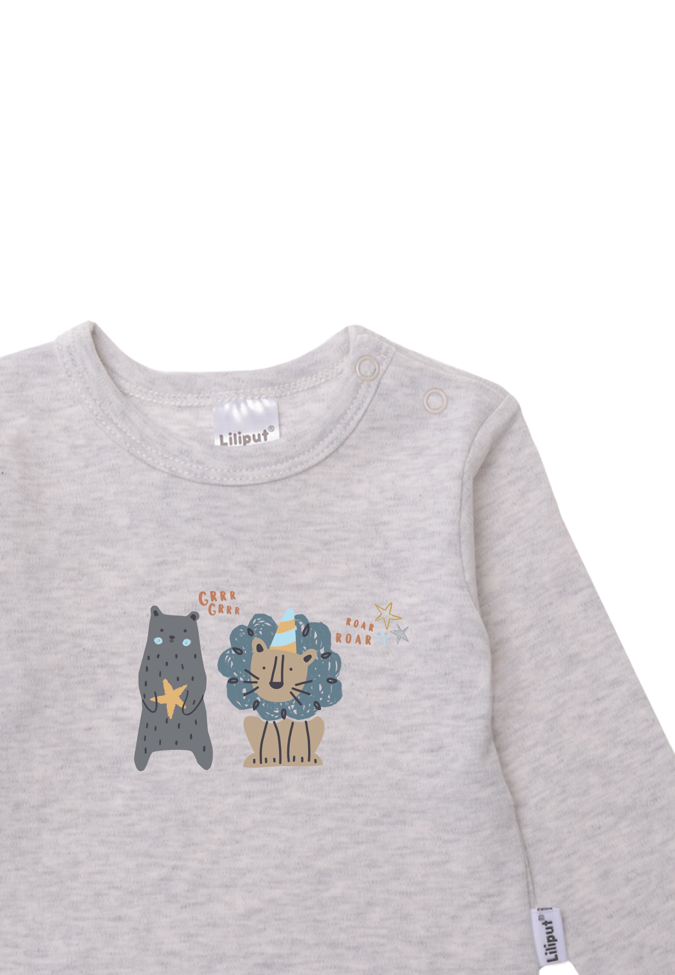 LILIPUT Langarmshirts in Grau