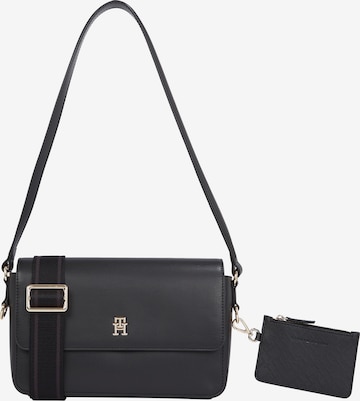 TOMMY HILFIGER Shoulder bag 'Distinct' in Black: front