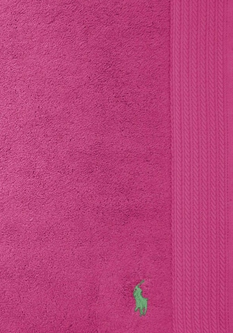 Ralph Lauren Home Towel 'PLAYER' in Pink