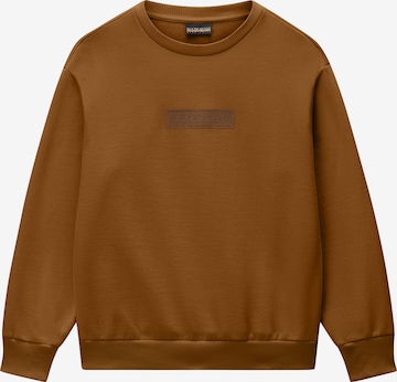 NAPAPIJRI Sweatshirt in Brown: front