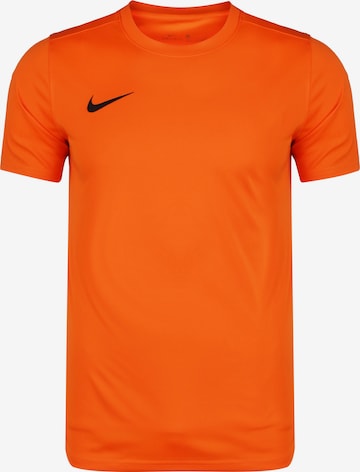 T-Shirt fonctionnel NIKE en orange : devant