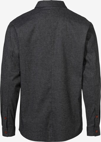 VAUDE Slim fit Functioneel overhemd 'Redmont' in Zwart