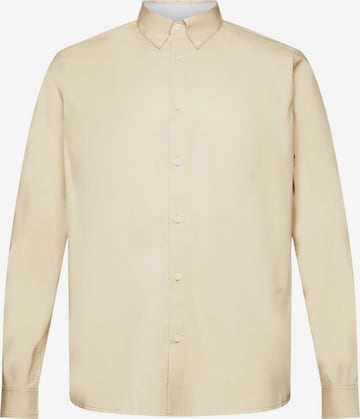 ESPRIT Regular fit Button Up Shirt in Beige: front