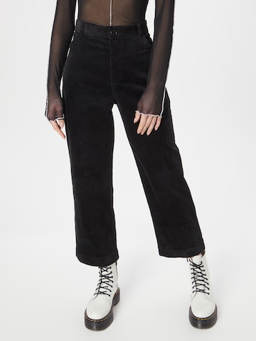 Monki Regular Broek in Zwart: voorkant