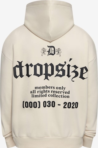 Dropsize Μπλούζα φούτερ 'Dropsize' σε λευκό