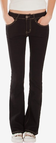 Fraternel Boot cut Jeans in Black: front