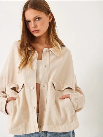 Bianco Lucci Tussenjas in Beige