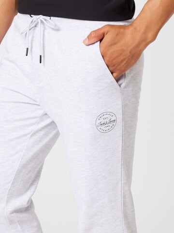 JACK & JONES - Tapered Pantalón 'GORDON SHARK' en blanco