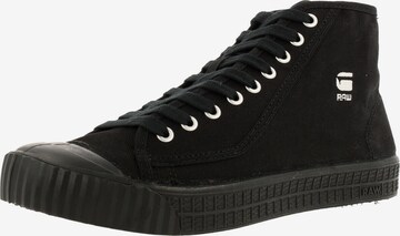 G-Star RAW Sneakers hoog 'Rovulc' in Zwart: voorkant