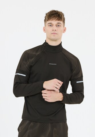 ENDURANCE Functioneel shirt 'Rumbia' in Zwart: voorkant