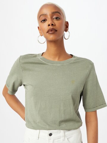 T-shirt G-Star RAW en vert : devant