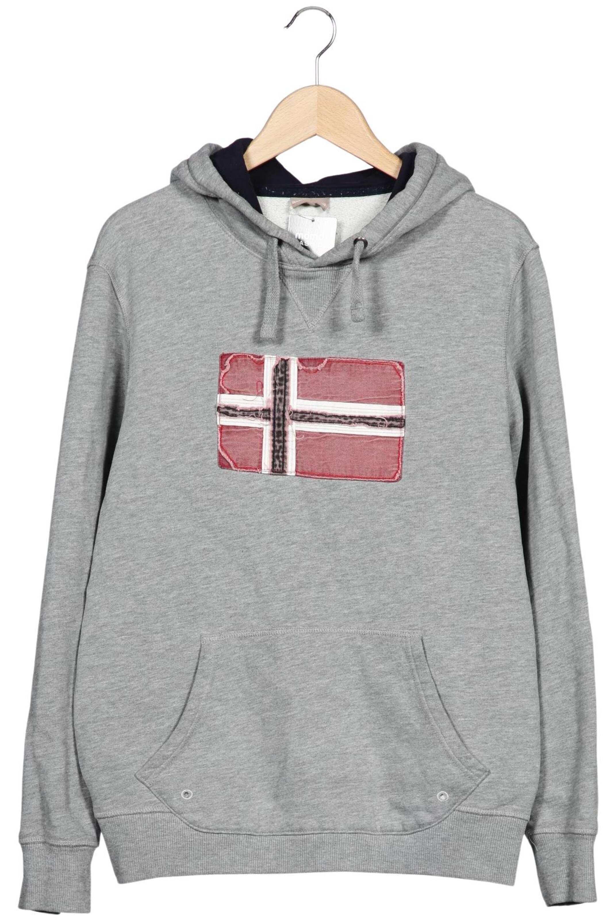 NAPAPIJRI Sweatshirt & Zip-Up Hoodie in L in Grey: front