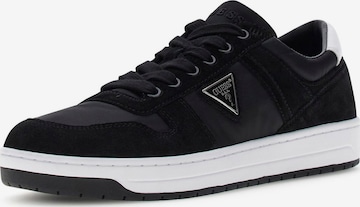 GUESSNiske tenisice 'UDDENT' - crna boja: prednji dio