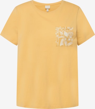 Ulla Popken Pajama Shirt in Yellow: front