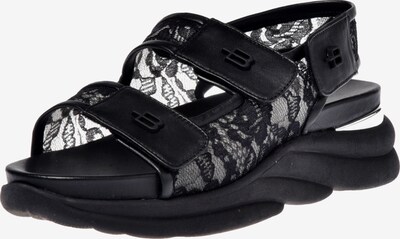 Baldinini Sandale in schwarz / weiß, Produktansicht