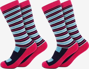 Occulto Athletic Socks in Pink: front
