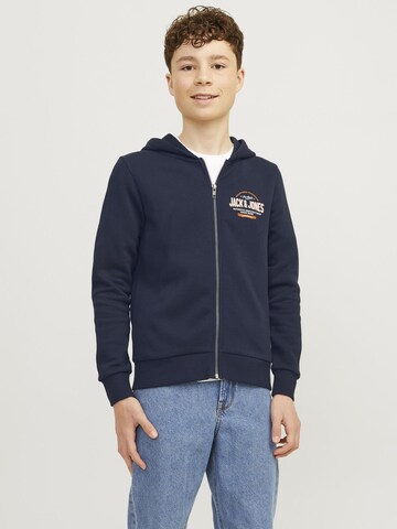 JACK & JONES MINI Ζακέτα φούτερ σε μπλε: μπροστά