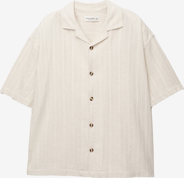 Pull&BearRegular Fit Košulja - bež boja: prednji dio