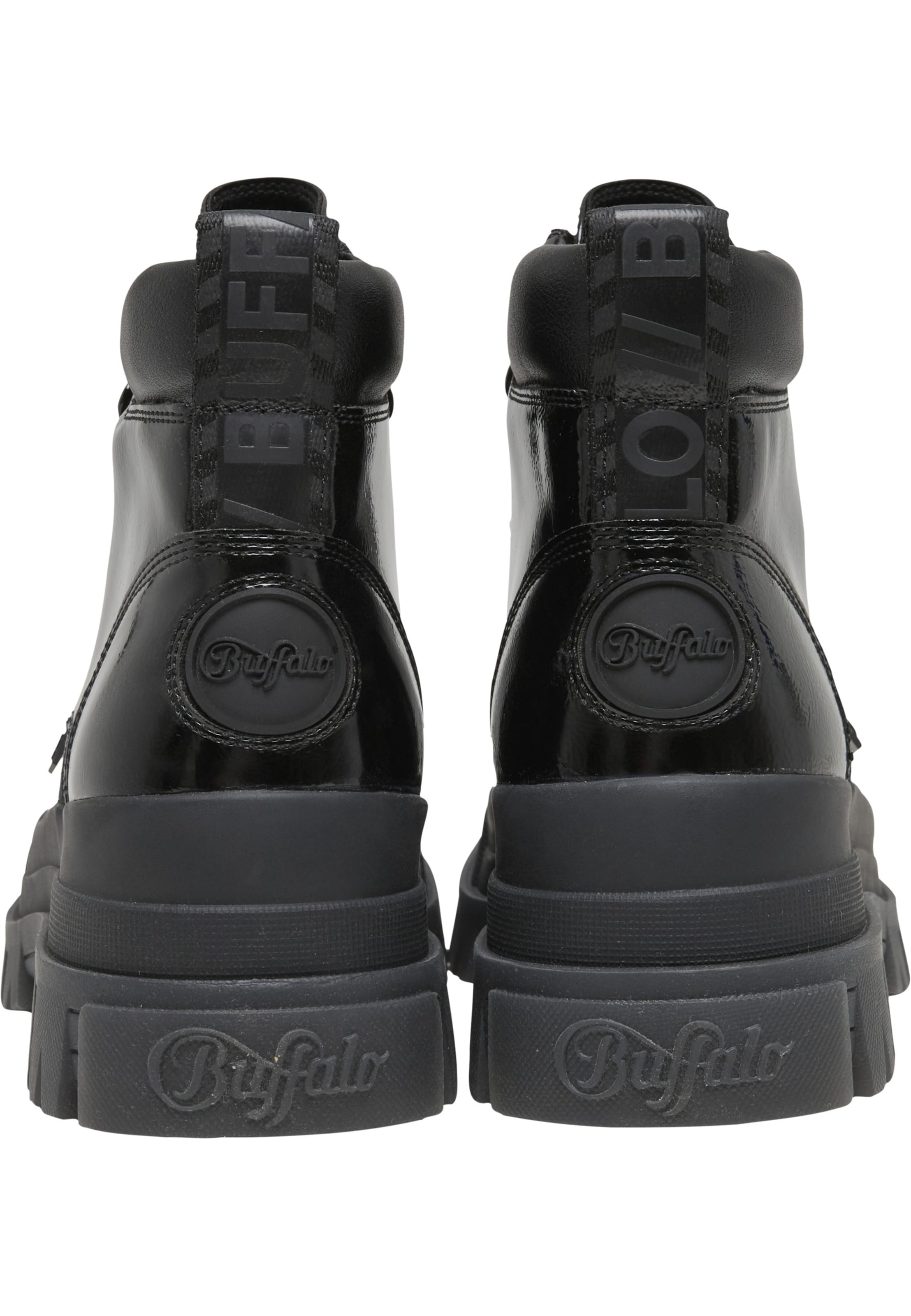 BUFFALO Lace-up bootie 'Aspha' in Black