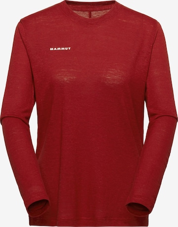 MAMMUT Performance Shirt in Red: front