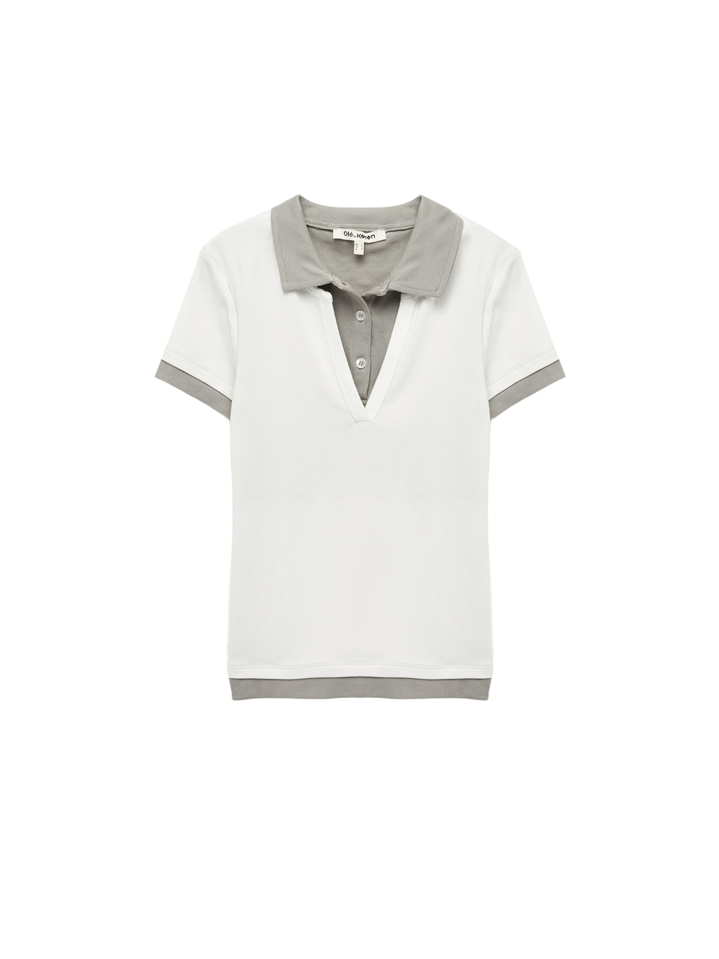 Koton Shirt in Beige: voorkant