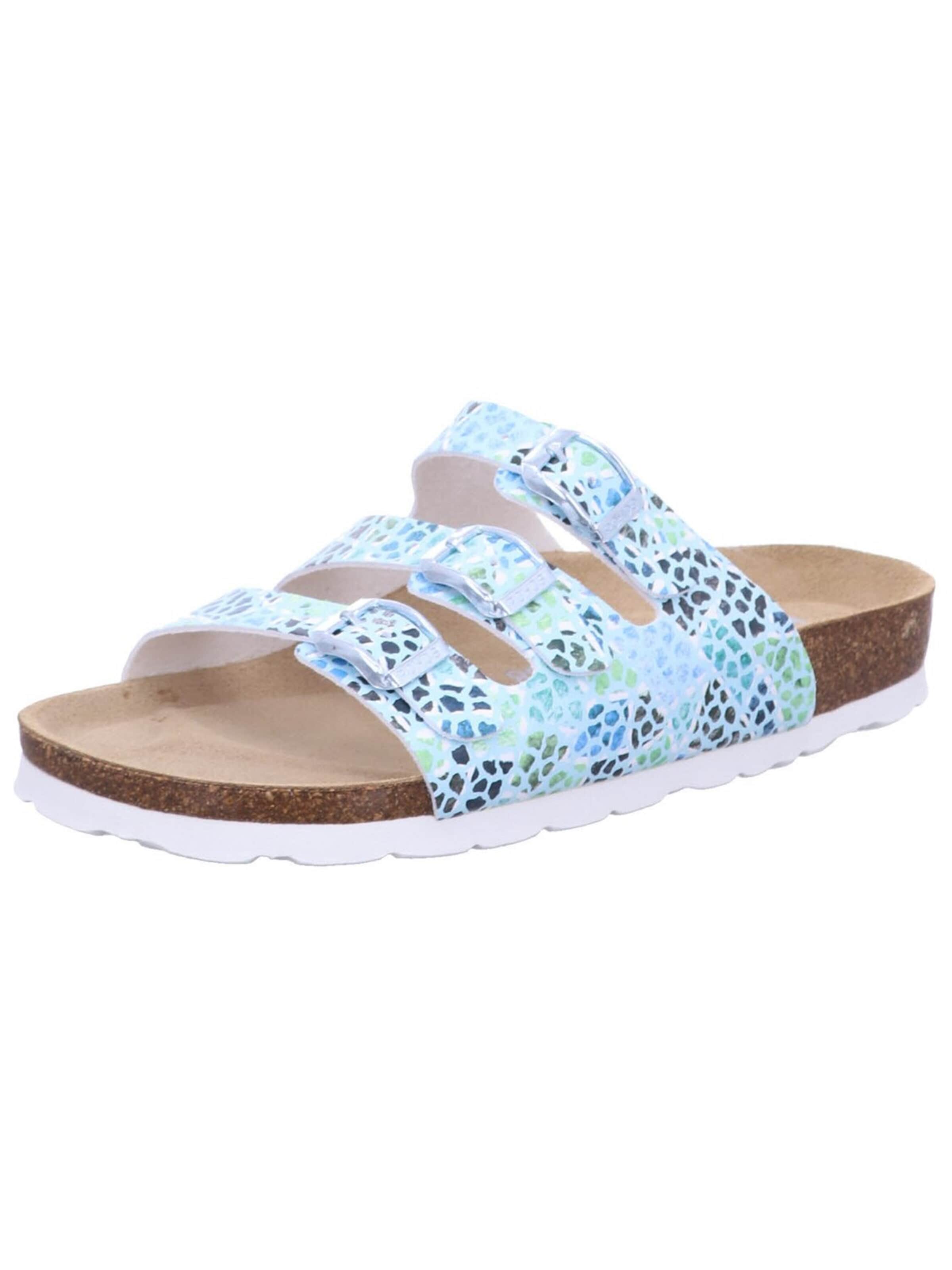 ROHDE - Zapatos abiertos 'Pantolette Damen 5620 52 Kunststoff (Synthetik) in blau' en azul: frente