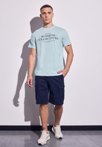 Street One MEN T-Shirt in Blau