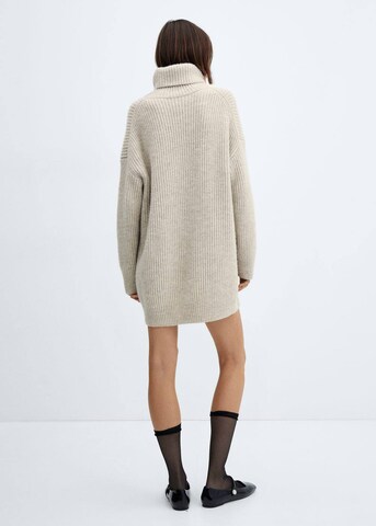 MANGO Knitted dress 'Robert' in Grey