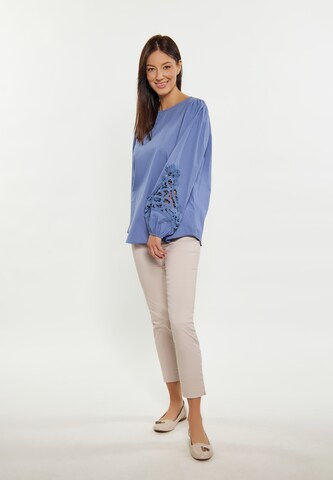 Usha Bluse in Blau