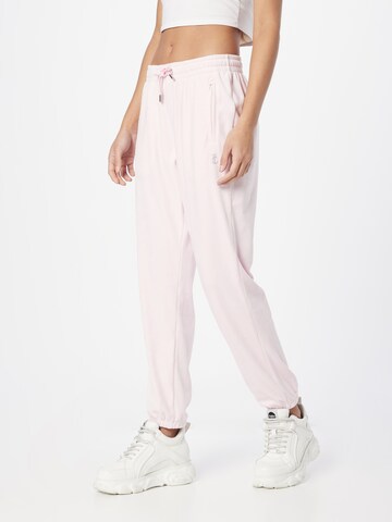 Effilé Pantalon Juicy Couture en rose : devant