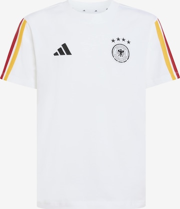 ADIDAS PERFORMANCE Toiminnallinen paita 'DFB KIDS TEE' värissä valkoinen: etupuoli