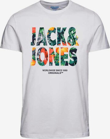 JACK & JONES T-Shirt 'BOOSTER' in Weiß: predná strana