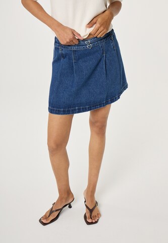 Fabienne Chapot Rok 'Tessie' in Blauw: voorkant