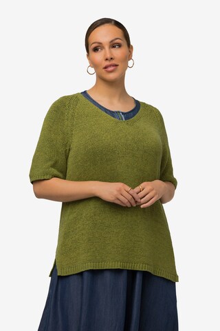 Pullover di Ulla Popken in verde: frontale