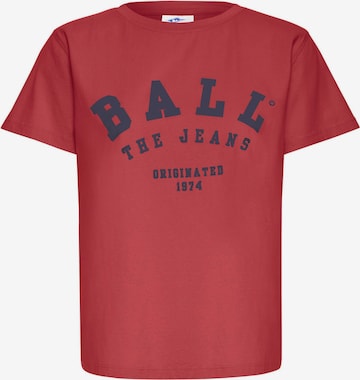 Ball Shirts 'Bamaldini' i rød: forside
