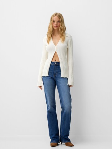 Bershka Bootcut Farkut värissä sininen
