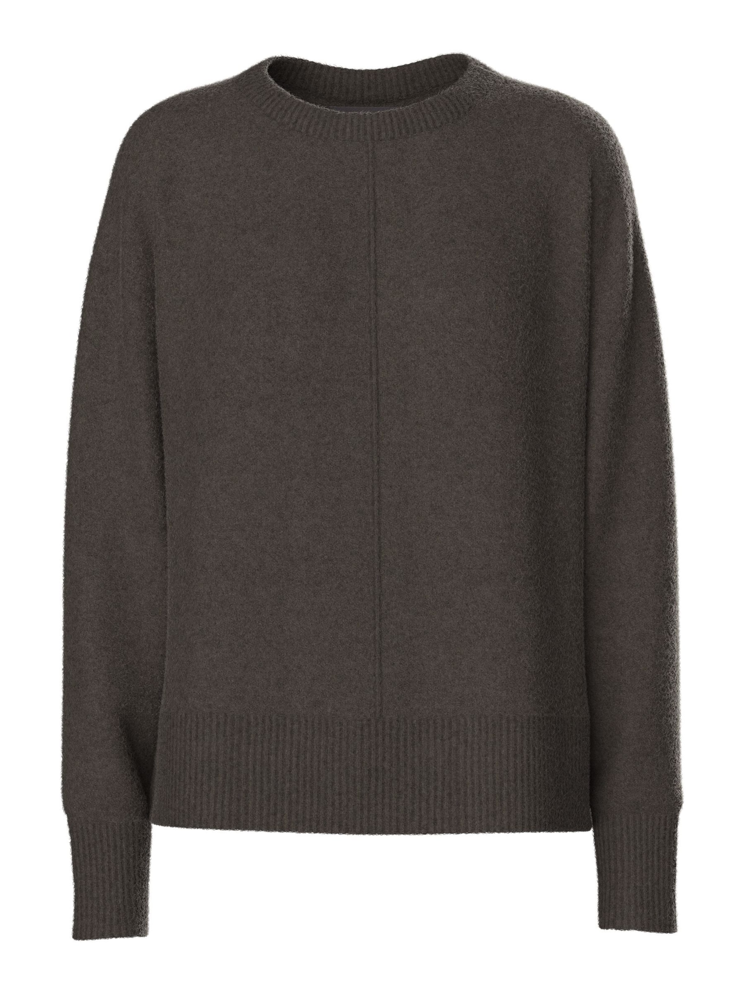 PIECES Pulóver 'PCMALOU' - barna: elől