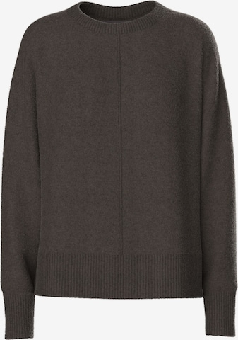Pullover 'PCMALOU' di PIECES in marrone: frontale
