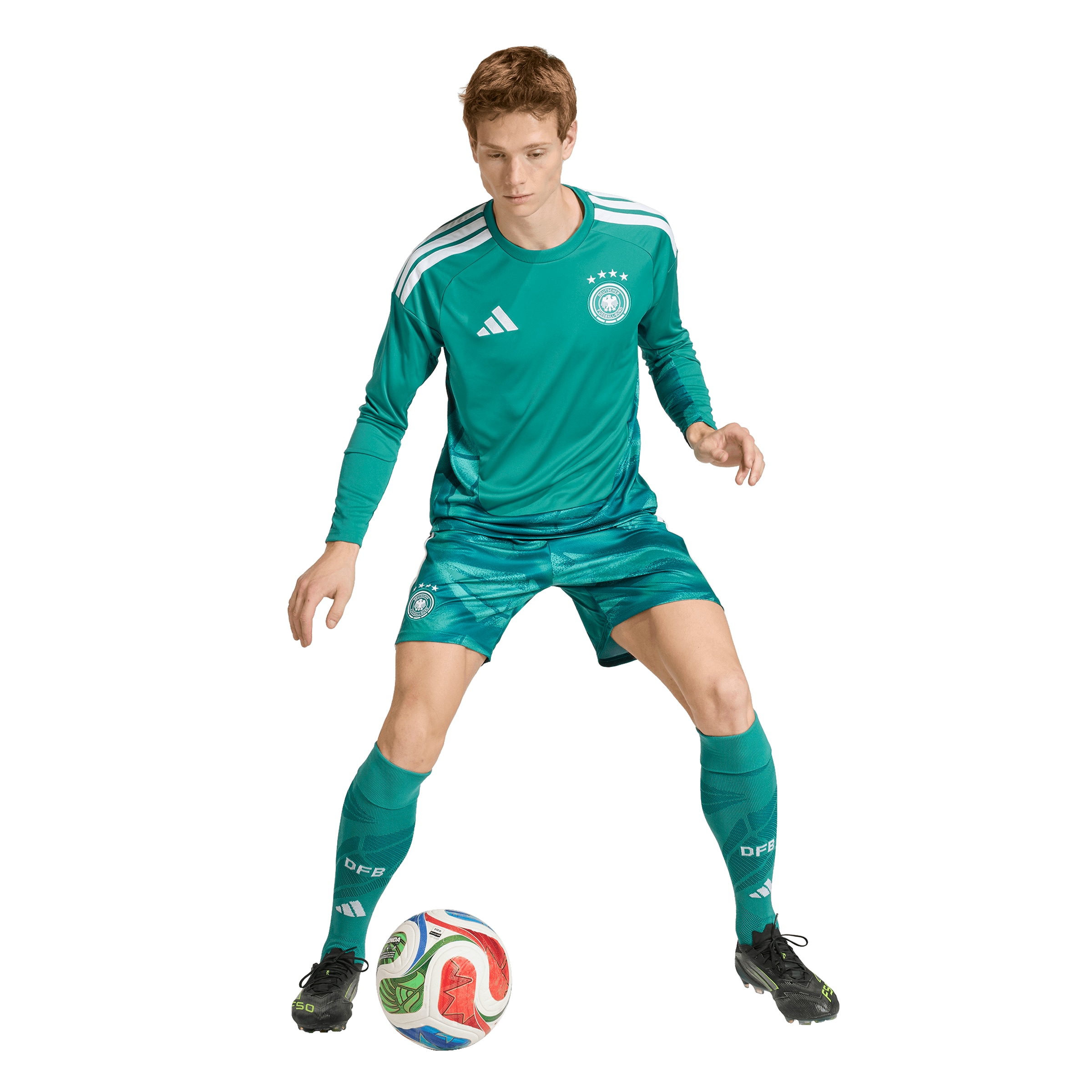 ADIDAS PERFORMANCE Jersey 'DFB H GK' in Green