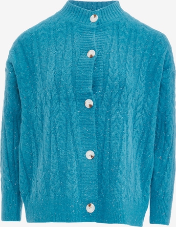 Cardigan NALLY en bleu : devant