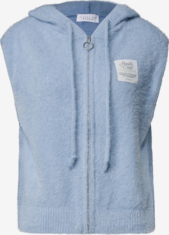 Street One Studio Vest in Blue: front