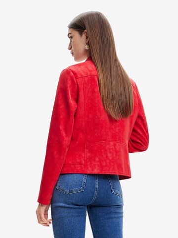 Desigual Přechodná bunda 'Detroit' – červená