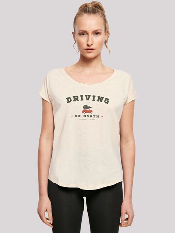 F4NT4STIC Shirt in Beige: voorkant