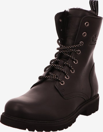 PANAMA JACK - Botines con cordones 'Stiefel Damen FRISIA-B1 Echtleder in schwarz' en marrón: frente